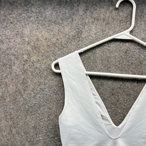 Free People Bodysuit Womens Small White Stretch One Piece Swimsuit Takahashi - Picture 3 of 10